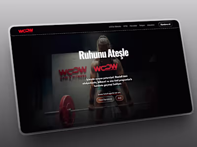 wOOw GYM | Framer Website Design