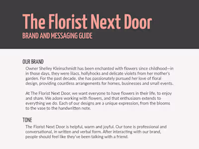 Key Messaging & Brand Guide