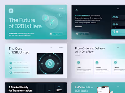 Lynqet Pitch Deck Design