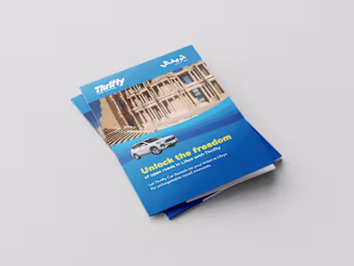 Corporate Folder Design for Thrifty (Libya)
