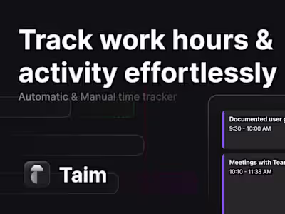 Automated Time Tracking Software