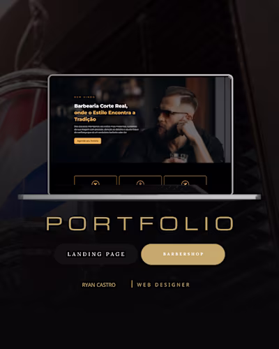 BarberShop's Landing Page