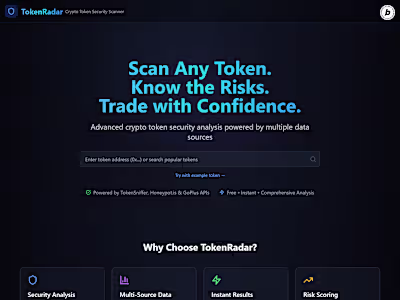Crypto Token Security Analysis Tool Development
