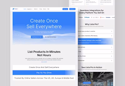 Ai Product Listing.
Designed an AI-based