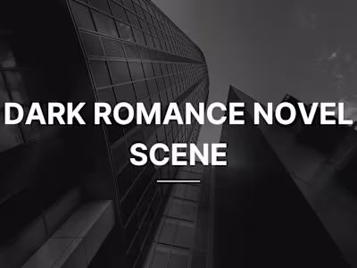 Dark Romance Novel Scene