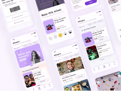 Mingout Mixers - Optimising the UX to increase retention