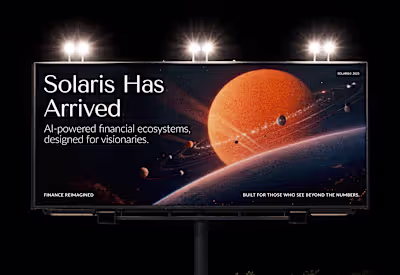 Solaris: Branding & Visual Identity for Fintech brand