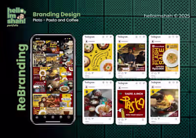 Rebranding Social Media Design for Pasta Restaurant