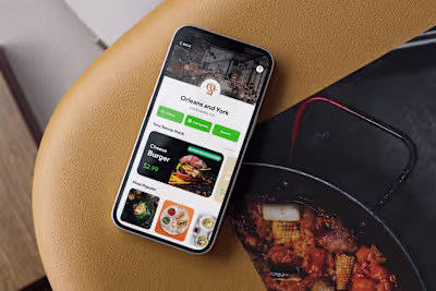 UI/UX Design for a Restaurant Mobile app