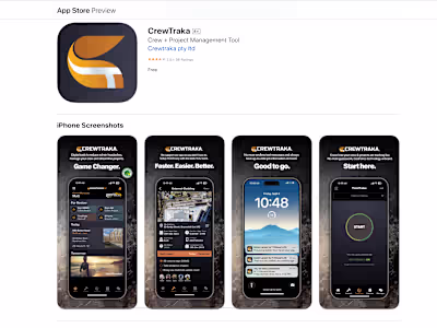 CrewTraka Mobile App Optimization