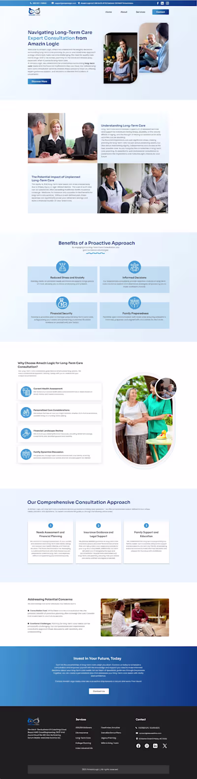 Insurance Company Website (Static)