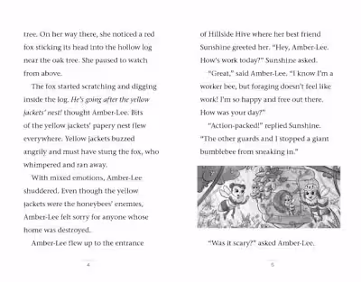 Decodable Phonics Chapter Book - Trouble at Hillside Hive