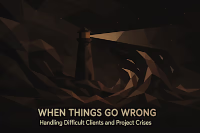 When Things Go Wrong: Handling Difficult Clients and Project Crises