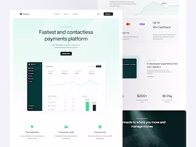Fintech - Landing Page