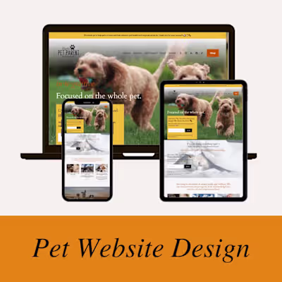 Pet Website Design