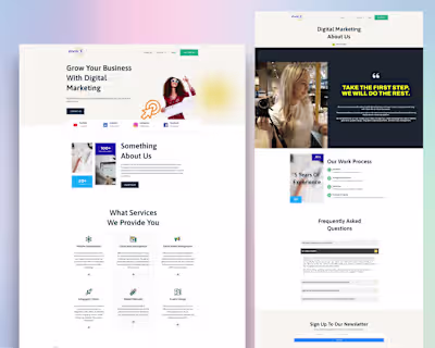 Website for an International Digital Marketing Company
