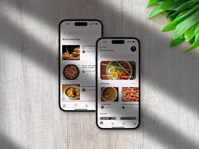 User-Friendly Recipe App Design