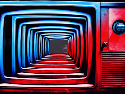 80s Vhs Retro Tv Logo İntro Animation