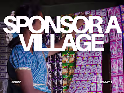 REUSE Foundation | Reels editor | Sponsor A Village Campaign