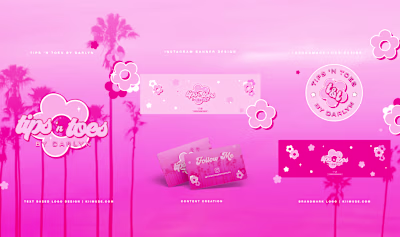 Tips ‘n Toes | Nail Tech Logo Development 