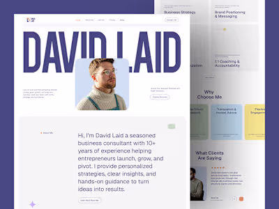 Rate my persoanl portfolio design.