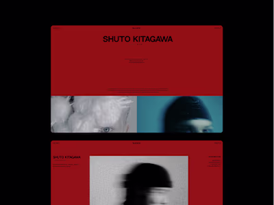 Portfolio Website Design for Photographer