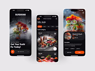 Food Delivery Mobile App design