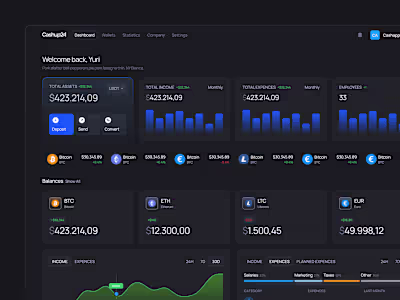 Crypto Wallet for Businesses Web App