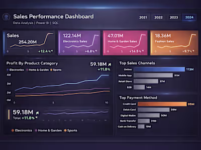 E-commerce Revenue Decline Analysis | Power BI & SQL Dashboard