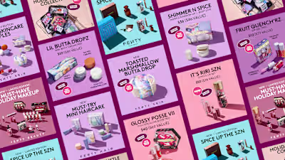 Fenty Beauty Holiday Campaign - Performance Marketing