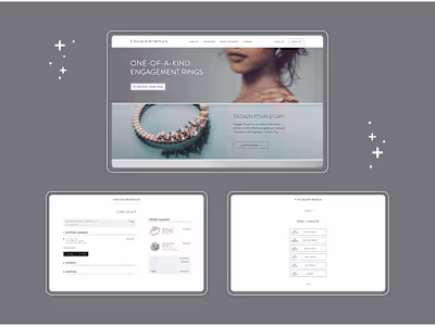 Engager Rings Website Redesign — jessiejia