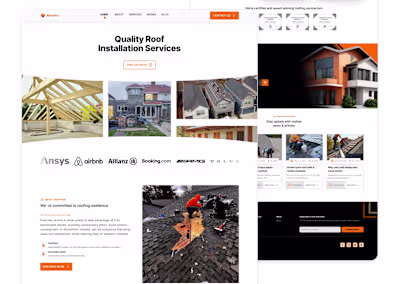 Website Design – RenoPro: Renovation and Roof Building