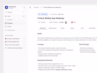Project Details Design ✨ How a project details view can redu...