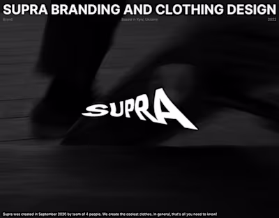 Supra | Brand Identity