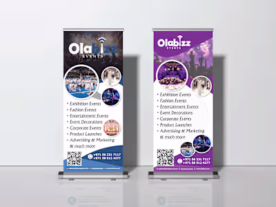 Roll up the banner, and pull up the banner design