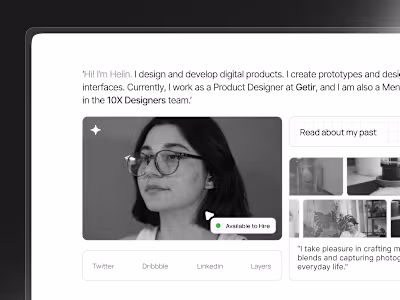 Hoi - Portfolio/CV Template