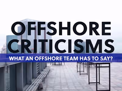 Here’s what some of the offshore team has to say about the crit…