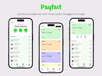 Payfast -  Smart Expense Management with Virtual Cards