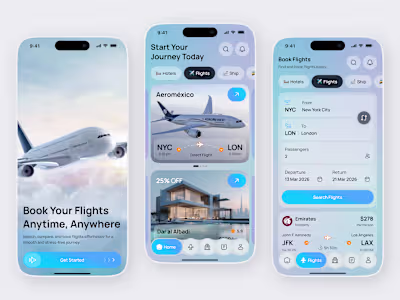 Travel Booking App UI/UX Design