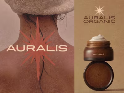 AURALIS: Organic skincare branding