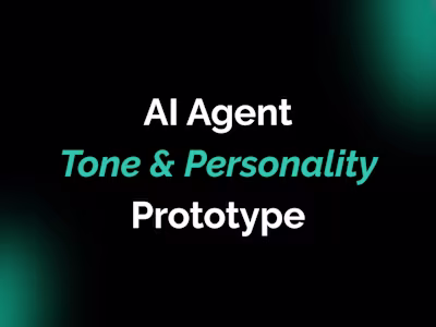 Empathic AI Agent: Personality Prototype