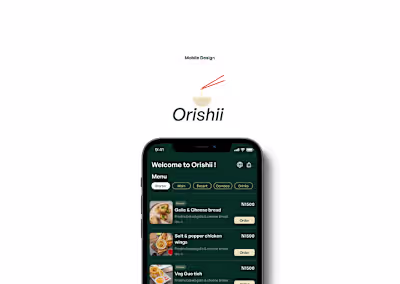 QR Code Menu - Mobile Design