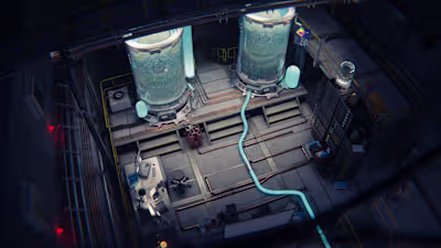 Alien Containment Lab | Creature design & rendering