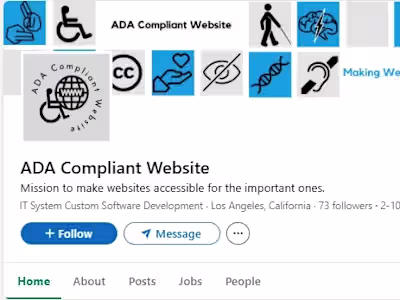 ADA COMPLIANT’s Marketing Specialist 