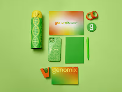 Brand Identity Design for Genomix