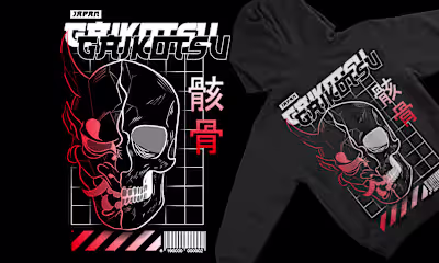 Cyberpunk Half Faced art