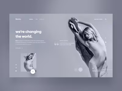 Fashion Model Hunt - Website Design
