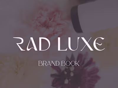Rad Luxe: Brand Book for Online Boutique Store