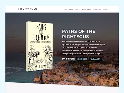 Website for an Author