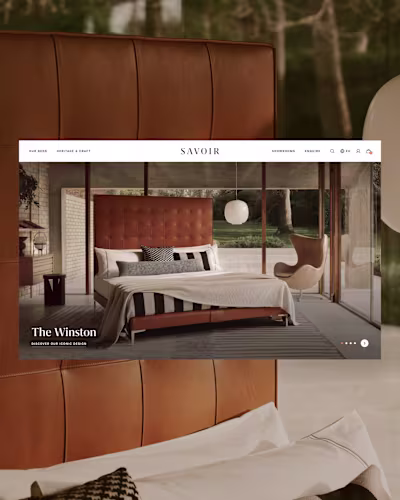 Website design and UX improvements